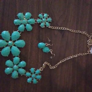 Necklace and earrings set